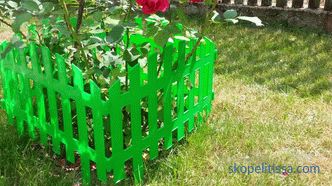 Decorative plastic fence: types, prices, installation technology