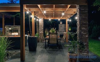 Interesting ideas for gazebos: BBQ, lounge area, design solutions