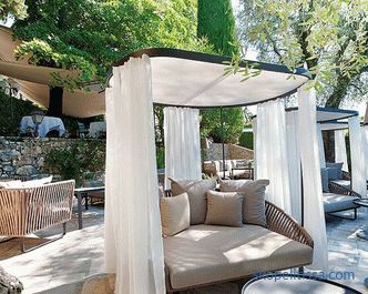 Interesting ideas for gazebos: BBQ, lounge area, design solutions
