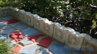 Border for flower beds - photo ideas, how to make a decorative fence for flowers