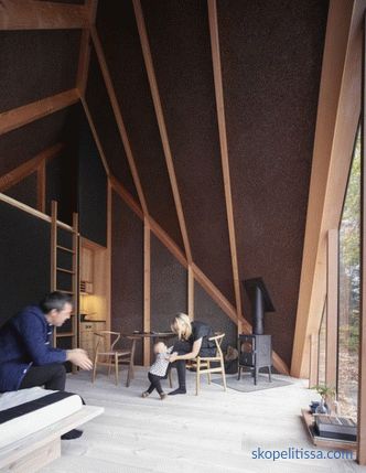 Crystal shaped miniature house in the forest of Lansville