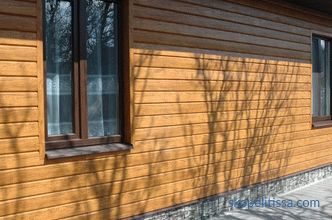 Metal and vinyl wood siding: varieties and photo examples