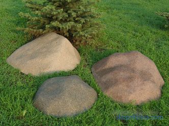 Decorative boulder - a description of the technical properties and functional purpose