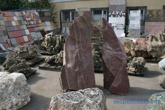 Decorative boulder - a description of the technical properties and functional purpose