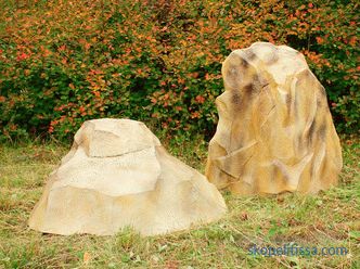 Decorative boulder - a description of the technical properties and functional purpose