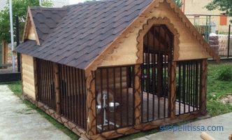 Aviary for dogs - drawings, sizes, photos and videos