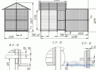 Aviary for dogs - drawings, sizes, photos and videos