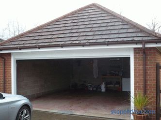 How to cover the roof of the garage - choose the roofing material