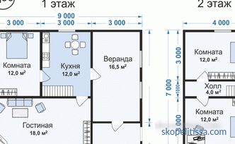 House project 7 by 9 with an attic - the advantages and disadvantages of finished housing