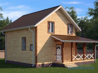 House project 7 by 9 with an attic - the advantages and disadvantages of finished housing