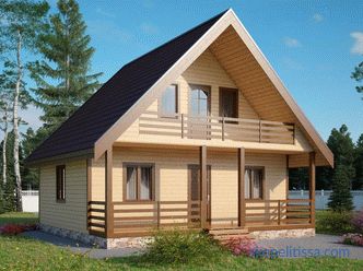 House project 7 by 9 with an attic - the advantages and disadvantages of finished housing