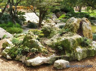 Stones in landscape design - scope