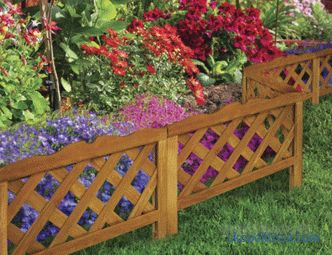 Decorative fences for flower beds - the best ideas from designers, photos, ideas