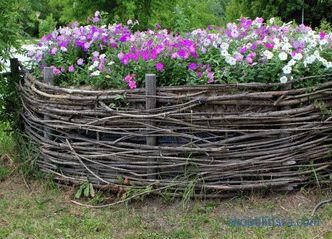 Decorative fences for flower beds - the best ideas from designers, photos, ideas