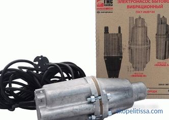 Vibrating submersible pump with upper and lower water intake, characteristics, device, choice