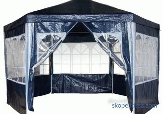 Awnings and tents for garden (garden), waterproof, windproof to buy cheap in Moscow