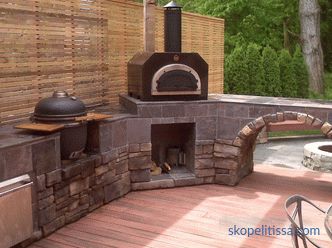 Projects of summer kitchen in the country with a barbecue grill - interesting ideas, photos