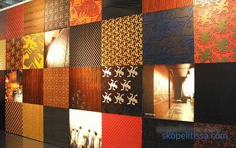 Wall panels for interior walls: types, materials, characteristics, installation