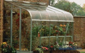 greenhouse width, optimal length, photo