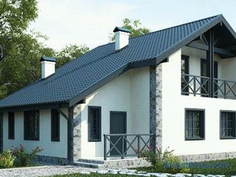 Projects of houses from aerated concrete. Ready and typical projects of houses and cottages from aerated concrete