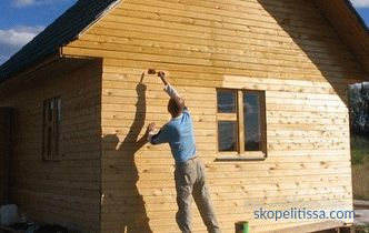 how to paint a wooden house outside