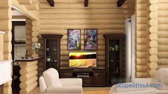 Interior decoration of the log house: styles and materials, major works and life hacks from professionals