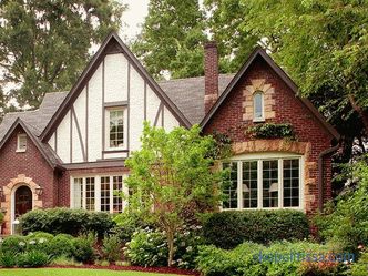 Beautiful brick houses, brick facades, stylish designs, projects and photos