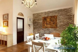 The use of stone in the interior decoration