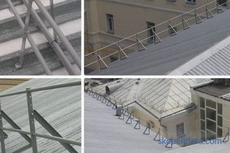 types of apron, the minimum height and the device of the junction of the parapet to the flat roof according to the SNiP