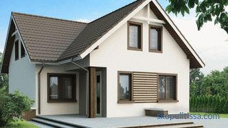 projects and plans of one-storey and two-storey houses, photo