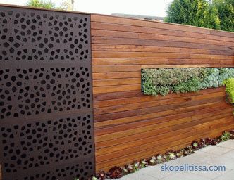 Beautiful fences for private houses: photos and creative ideas