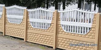 Beautiful fences for private houses: photos and creative ideas