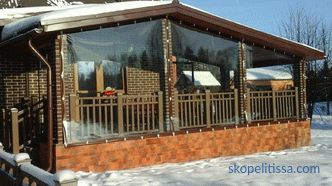 PVC windows for terraces, prices in Moscow, photo