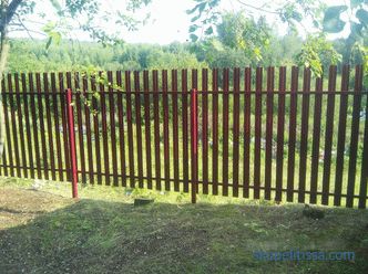 Fences from evroshtaketnik: features, varieties, installation