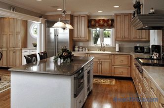 Interior design kitchens of country houses - how to best utilize the available space