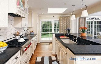 Interior design kitchens of country houses - how to best utilize the available space