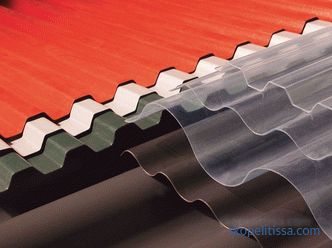 Plastic for the roof - types, prices and photos