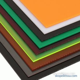 Plastic for the roof - types, prices and photos