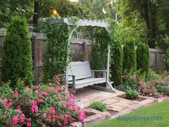 Flowerbed along the fence: the rules of landscape design