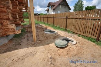 Septic tank of concrete rings: scheme, device, installation steps