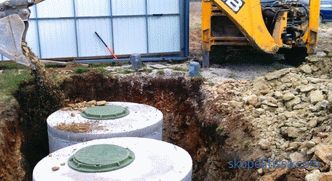 Septic tank of concrete rings: scheme, device, installation steps