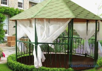 Buy a cheap metal gazebo to give: what can you save on