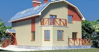 Country houses from foam blocks - turnkey projects, prices for construction in Moscow, photo