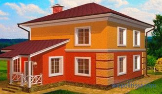 Country houses from foam blocks - turnkey projects, prices for construction in Moscow, photo