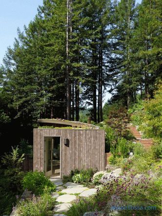 Two mini-cottages as an extension to the house in Mill Valley, California