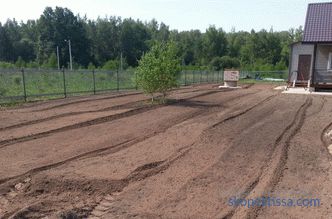 Sports lawn - technology laying on the plot