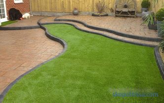 Sports lawn - technology laying on the plot