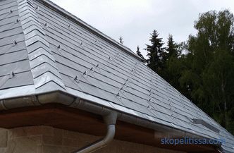 price for the material, what to buy gutters for the metal roof in Moscow