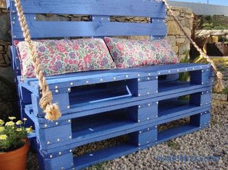 Examples of furniture and home decoration with pallets and pallets