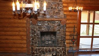 installation of fireplaces and installation, construction, photo